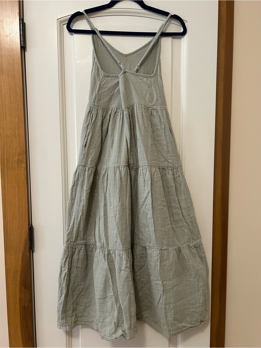 Able Lightweight Sage Green Tyler Strappy Maxi Dress - Picture 9 of 10